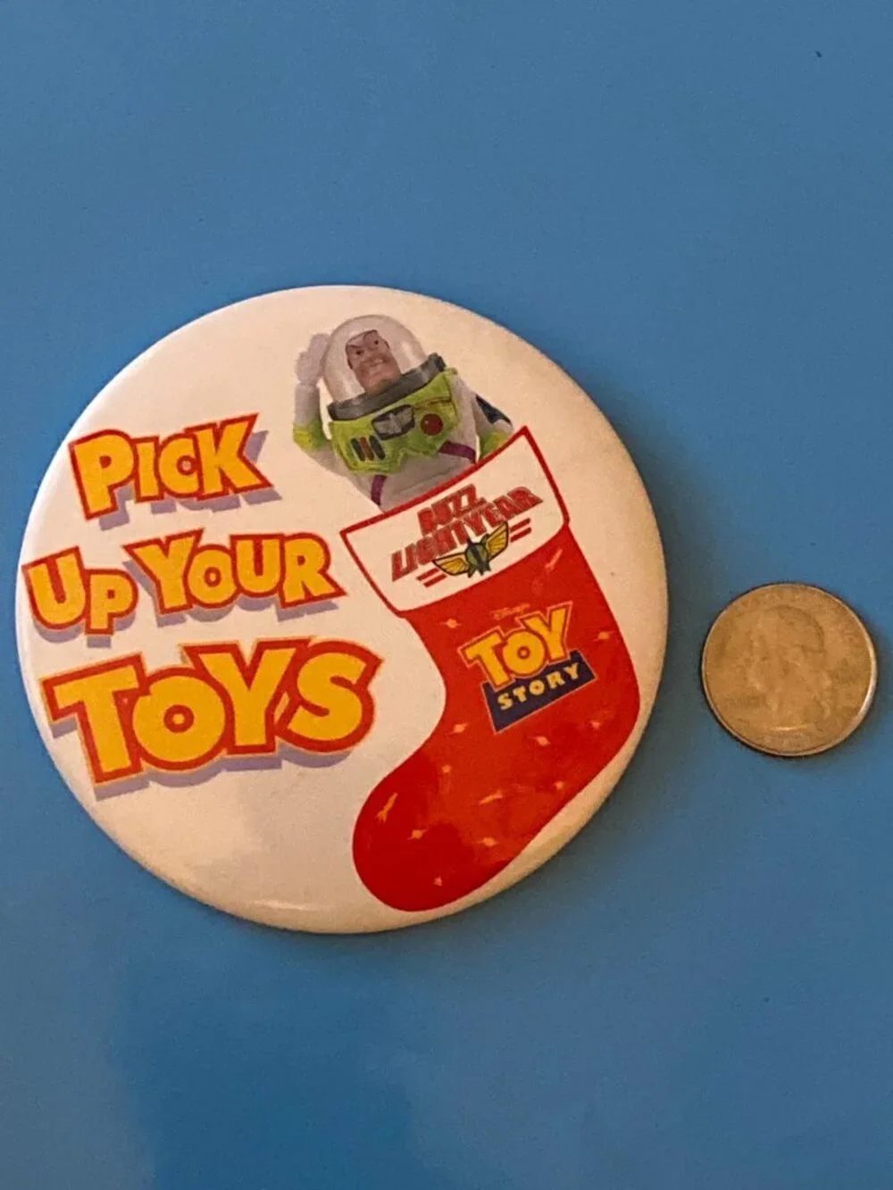 Disney Pixar TOY STORY PICK UP YOUR TOYS Buzz Lightyear 3.5